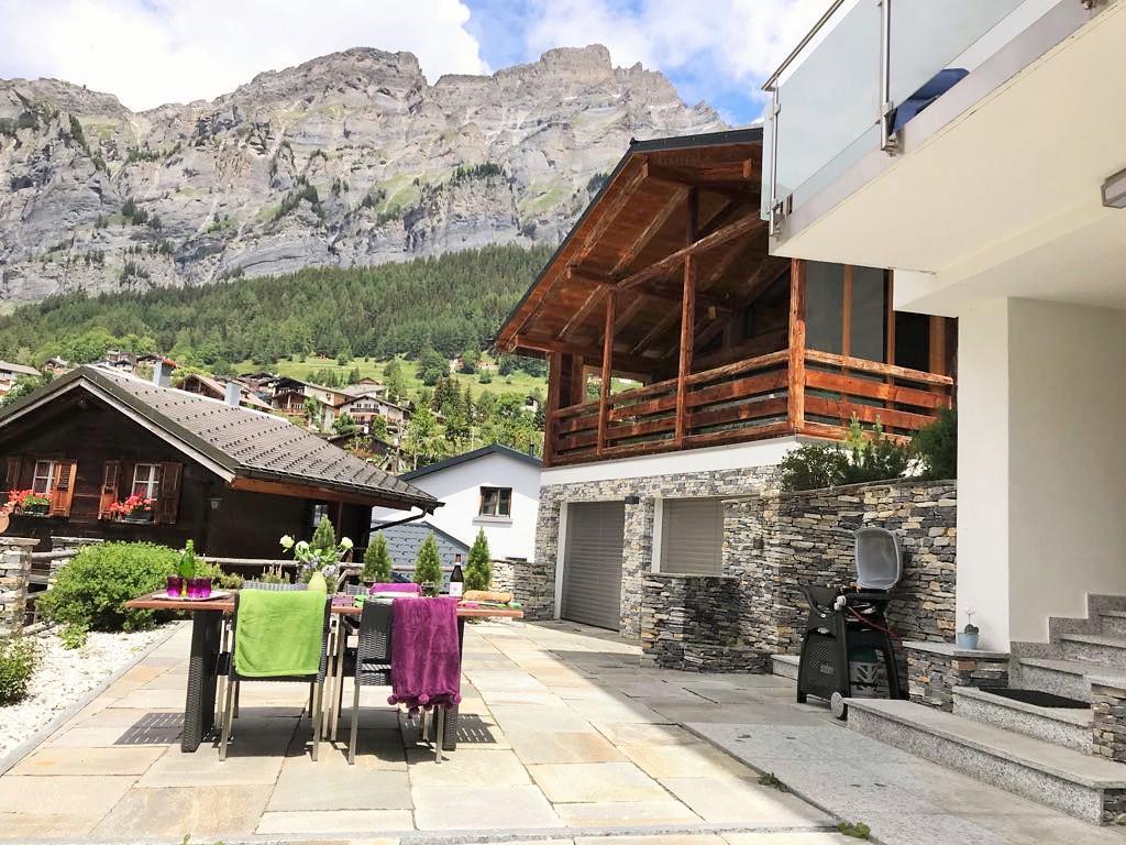 Apartments Soldanella Leukerbad Exterior photo